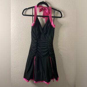 TABOO black halter dress Womens Dress Vintage A Line Halter size large